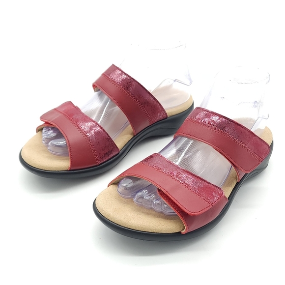 SAS Womens Nudu Adjustable Slide Ruby Cabernet Casual Sandal Size 8 WW - Picture 5 of 10